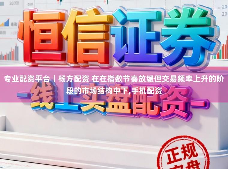 专业配资平台丨杨方配资 在在指数节奏放缓但交易频率上升的阶段的市场结构中下，手机配资