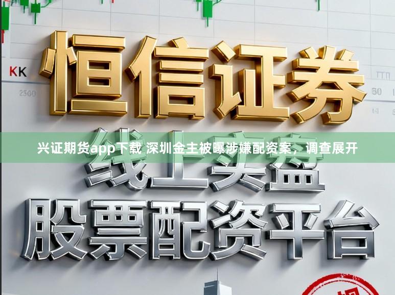 兴证期货app下载 深圳金主被曝涉嫌配资案，调查展开